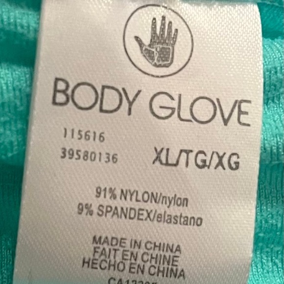 Body Glove Coralie Eclipse Surf Rider Bikini Bottoms | Sz XL, Mermaid Teal Green - Picture 7 of 7